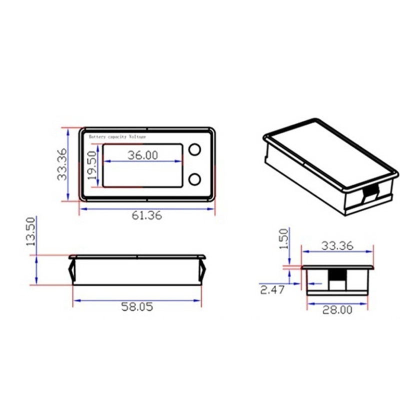 Máy Đo Điện Áp Kỹ Thuật Số DC7-68V