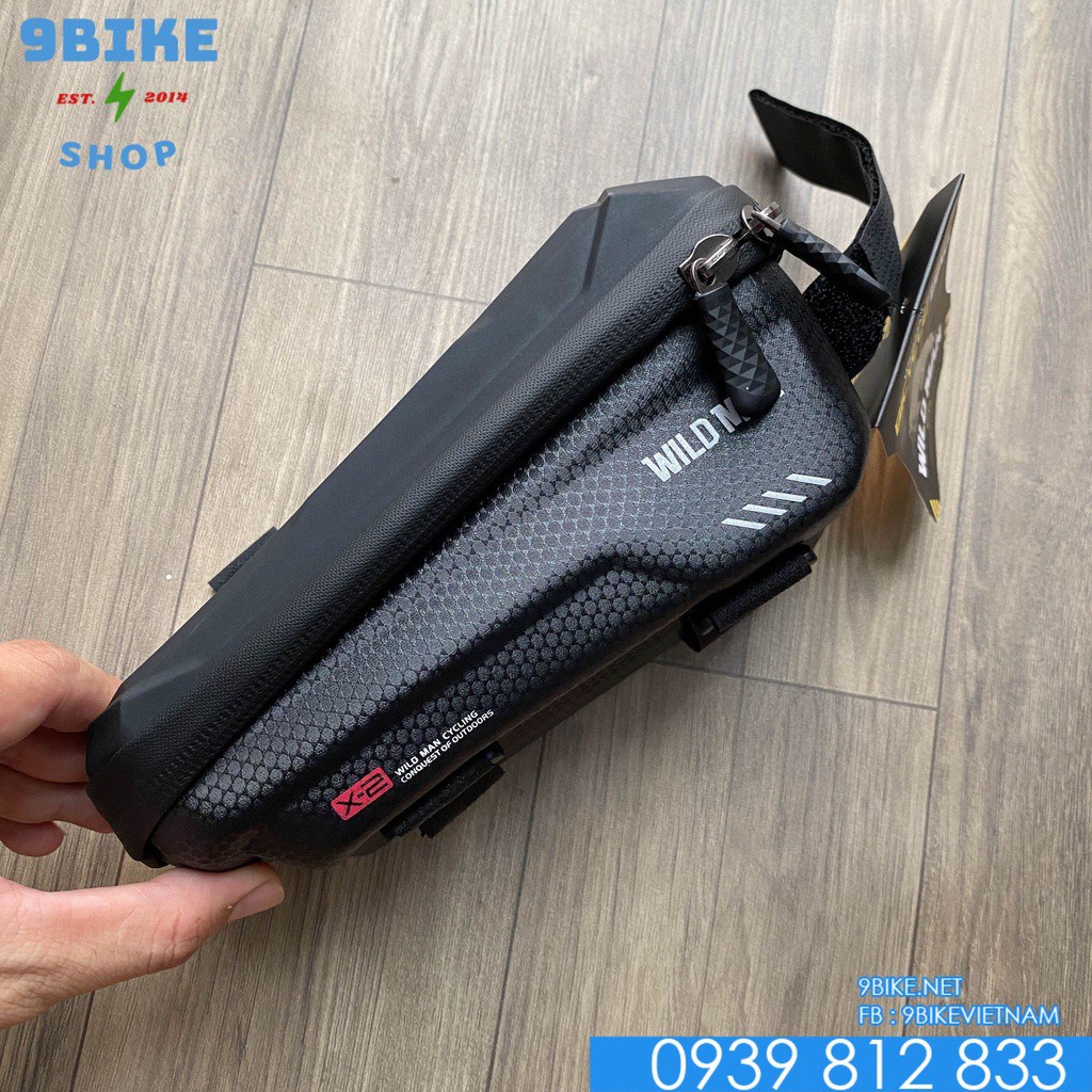 Túi treo trên sườn xe đạp Wildman X2 mẫu mới 2021