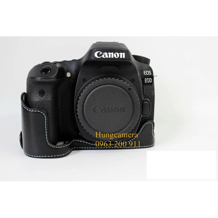 Half case - bao da máy ảnh CANON 80D/ 70D/ 60D