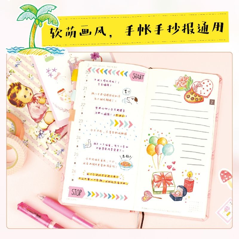 Dạy vẽ cute đáng yêu đơn giản: 5000 bức ăn đáng yêu lớn lên