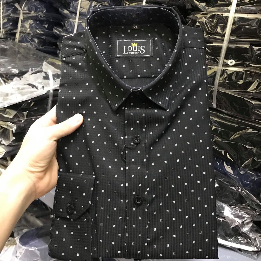 [GIÁ GỐC TẬN XƯỞNG] Sơ mi nam họa tiết chấm bi  cao cấp form ôm dáng công sở hàn quốc | BigBuy360 - bigbuy360.vn