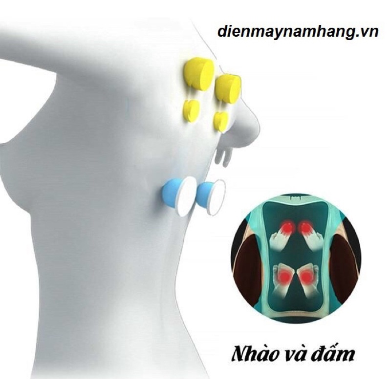 Đệm Massage 6D Hàn Quốc Chính Hãng Bảo hành 60 tháng
