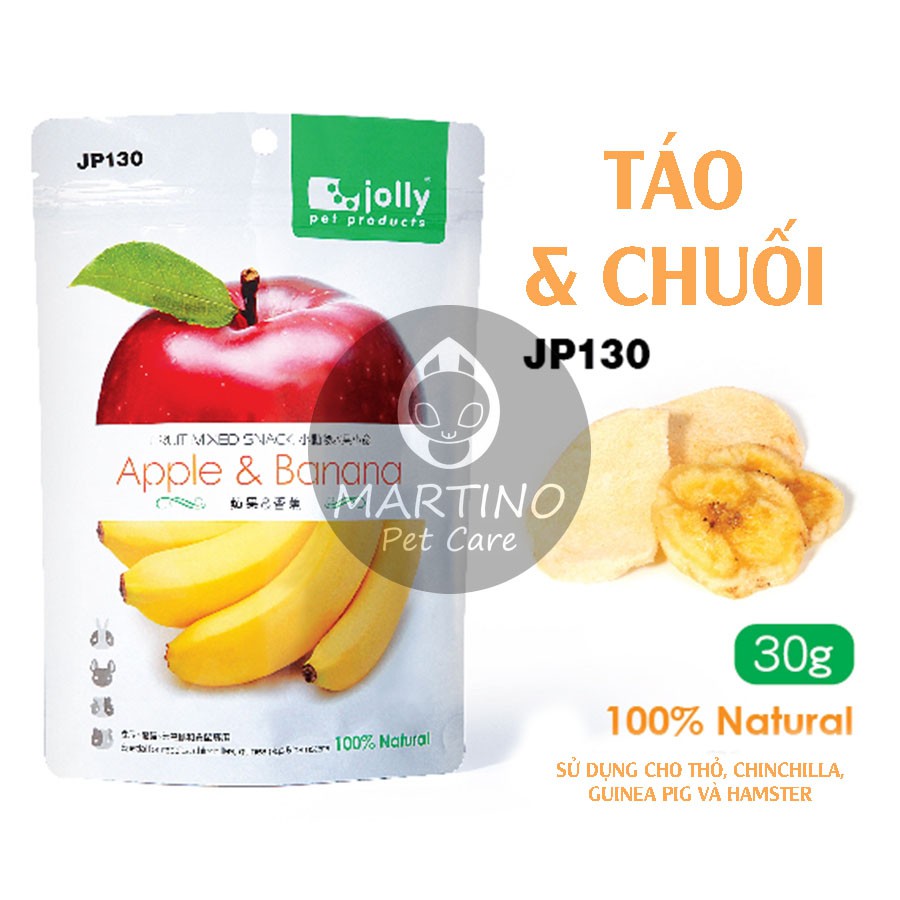 [Jolly] Snack mix Táo và Chuối