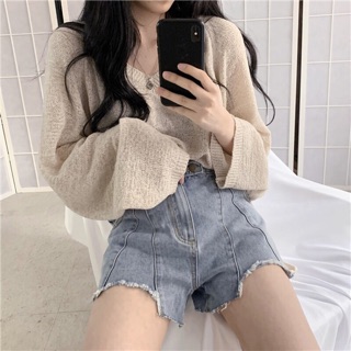 [ORDER] Áo len mỏng dáng rộng ulzzang