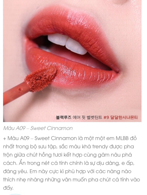 [Full màu] Son Kem Lì Black Rouge Air Fit Velvet Tint Hàn Quốc Chính Hãng