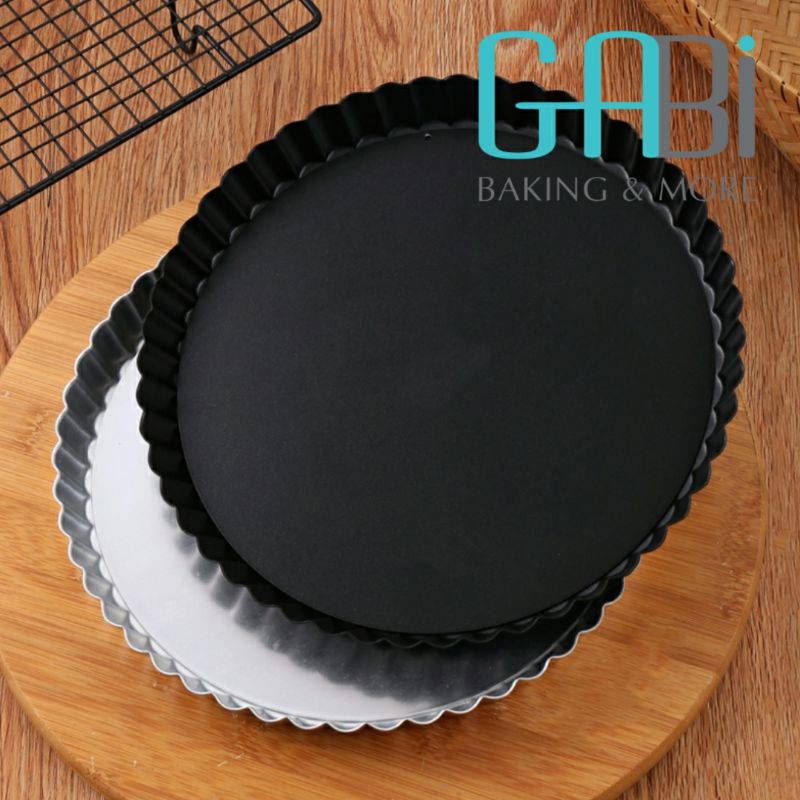 Khuôn tart, pie đế rời nhôm/chống dính 15cm