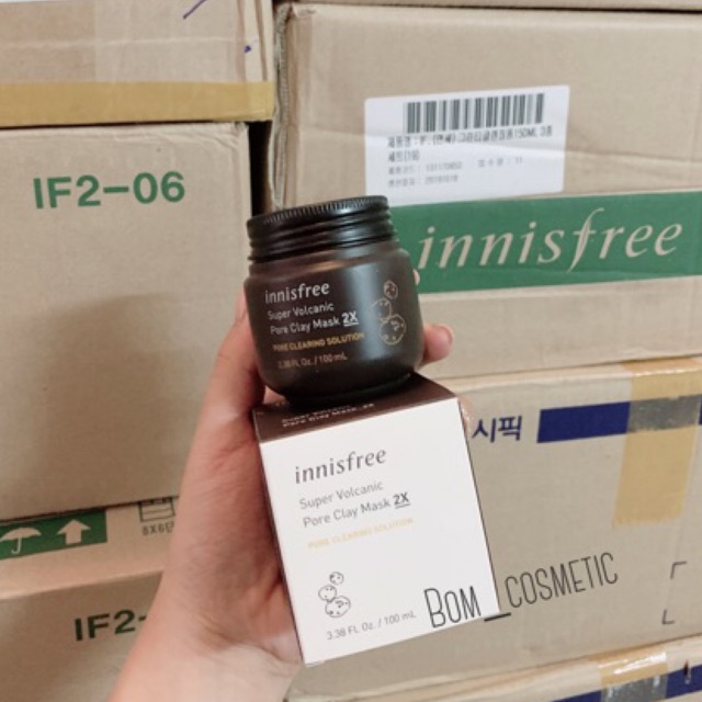 Mặt nạ tro núi lửa Innisfree Jeju Volcanic 2x