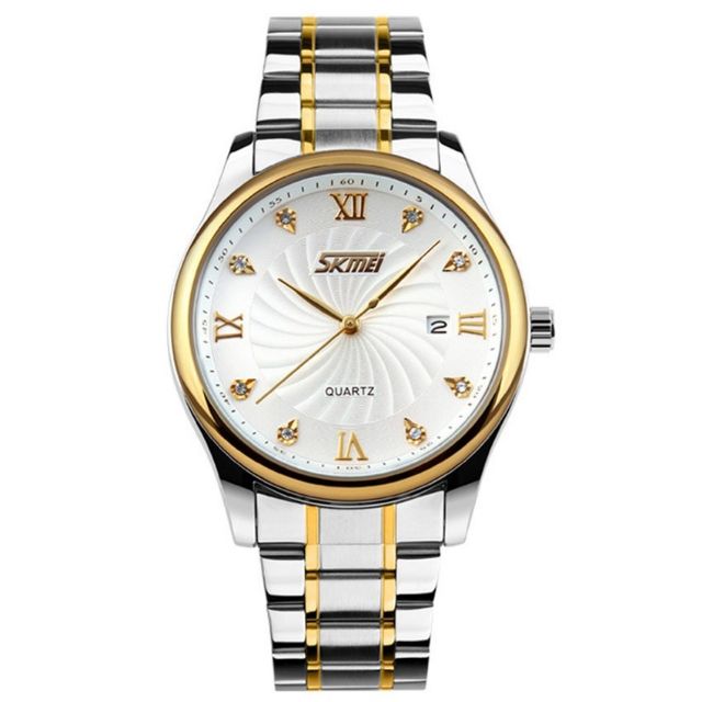 Đồng hồ nam Skmei 063 chính hãng dây kim loại không gỉ Tặng pin đồng hồ (Giá sỉ) | BigBuy360 - bigbuy360.vn