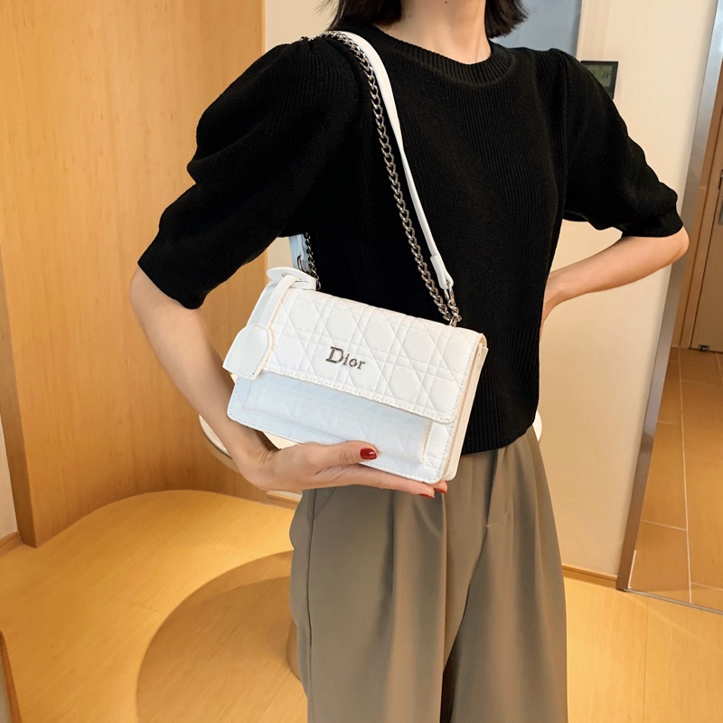 Túi Xách Nữ Đẹp Dây Xích Giá Rẻ Thời Trang Hộp Vuông Hàn Quốc Túi Da Đeo Chéo