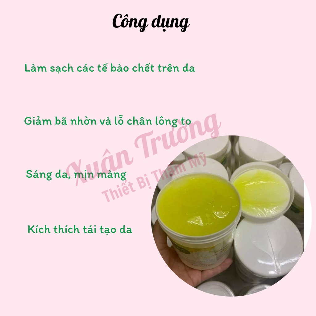 Kem tẩy da chết mặt Hoa Cúc hũ 500gr cho spa