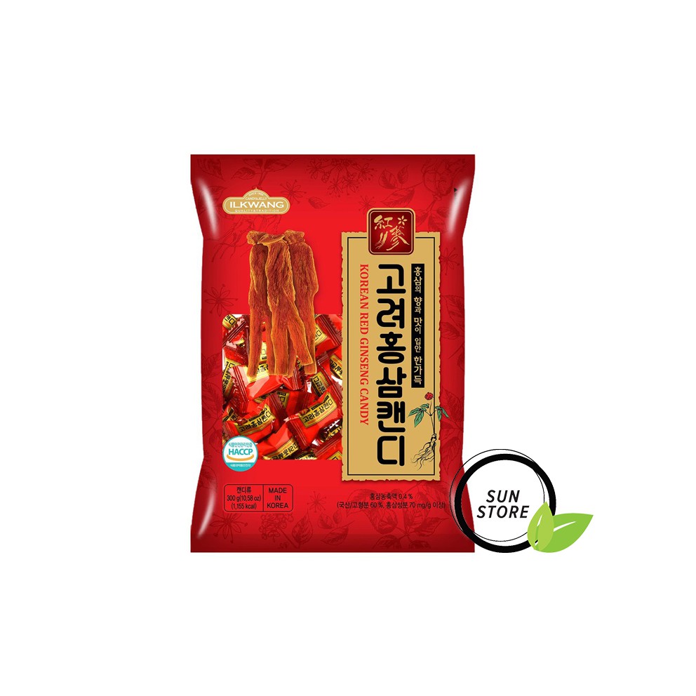 Kẹo Hồng Sâm ILKWANG Hàn Quốc (Bịch 280g)