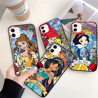 Ốp Điện Thoại Mềm Hình Công Chúa Bạch Tuyết/Nàng Tiên Cá Cho IPhone 14 13 12 11 Pro promax 6 6S 7 8 plus SE 2020