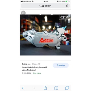 bố thắng recto 4 pit cho adelin brembo