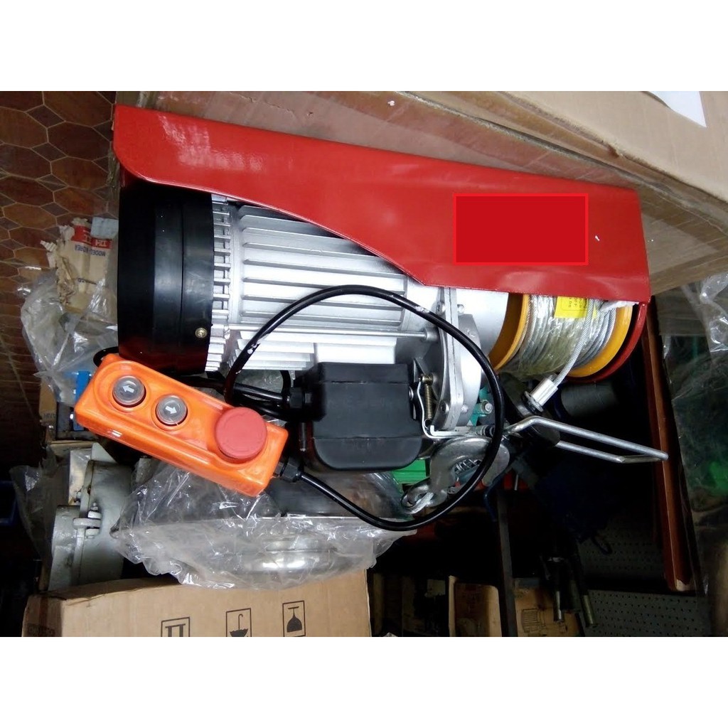 Máy tời điện PA600 tải trọng 300kG  dây cáp 25m Tời treo mini PA600