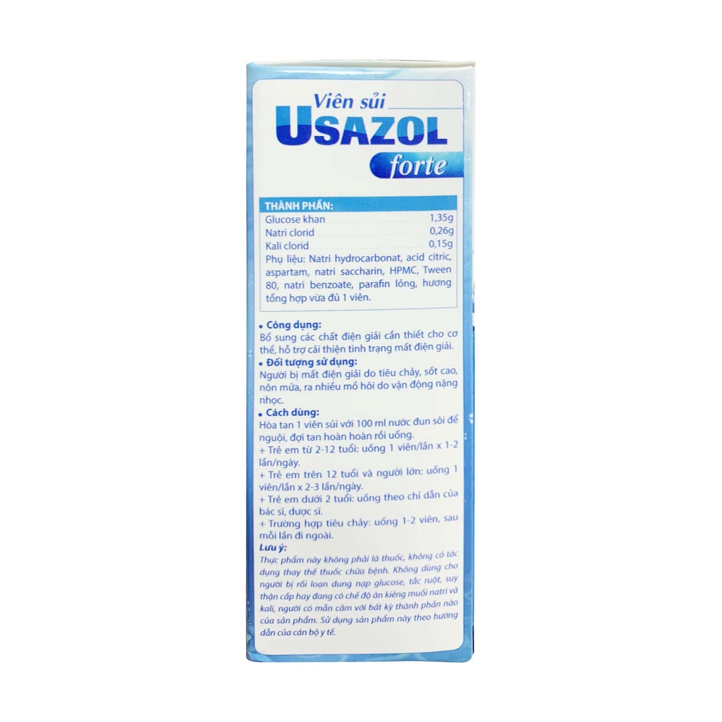 Viên Sủi Bổ Sung Điện Giải USAZOL