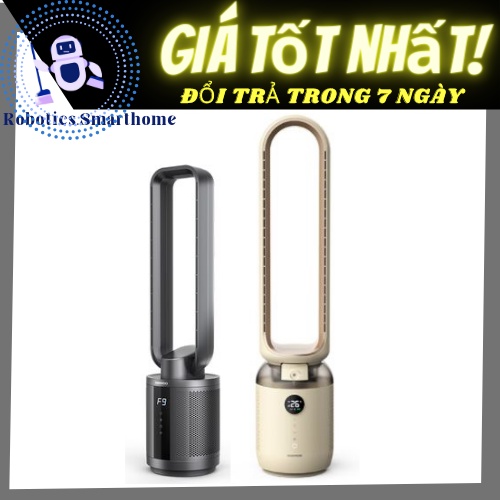 Quạt không cánh Daewoo F9 PRO MAX AM01 vừa quạt vừa lọc không khí bù ẩm - Hàng Nhập Khẩu