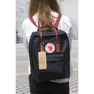 Balo Kanken Classic( đen quai đỏ)