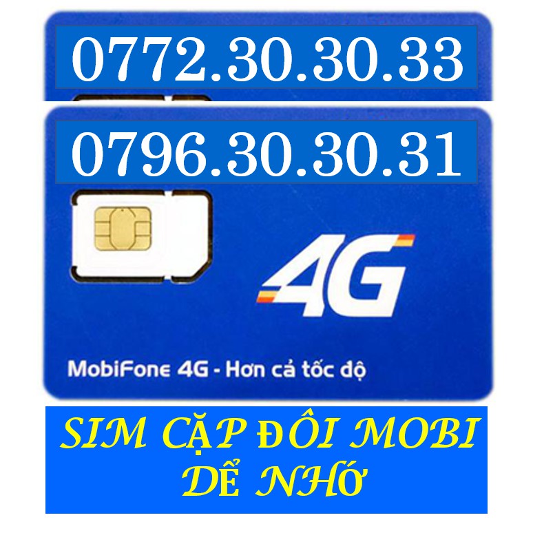 SIM MOBI -SIM CẶP ĐÔI