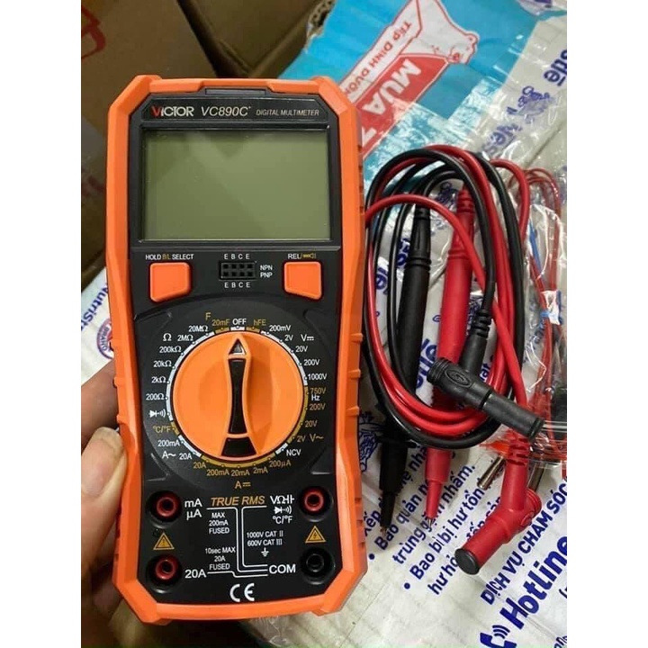 Đồng Hồ Kỹ Thuật Số Victor 890 C+ Hiển Thị Led Cao Cấp 2021