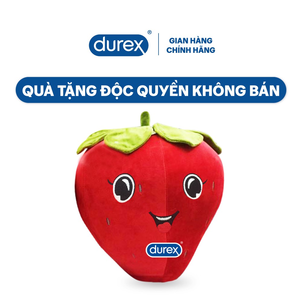 Quà tặng độc quyền Durex - Gối ôm trái dâu