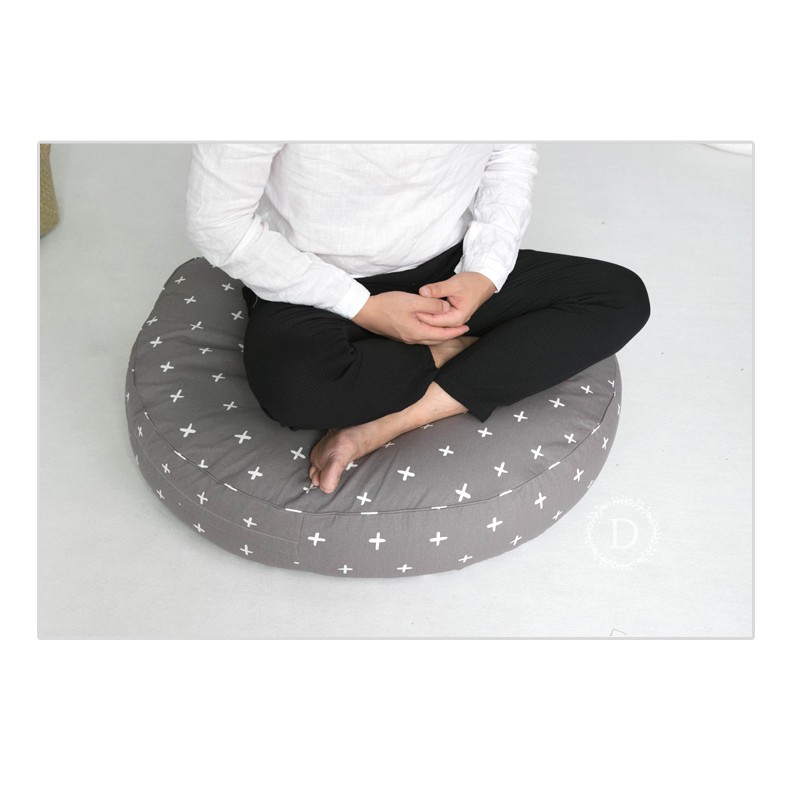 Vỏ Ghế lười hình Bánh Tròn- ghế beanbag chưa bao gồm hạt xốp - thích hợp cho vẫn chuyển, hay thay đổi màu sắc cho ghế