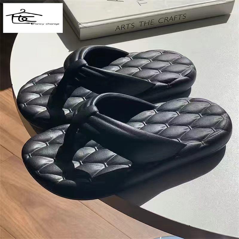 Dép Xỏ Ngón Đế Dày Chống Trượt Thời Trang Đi Biển Mùa Hè Dành Cho Nữ