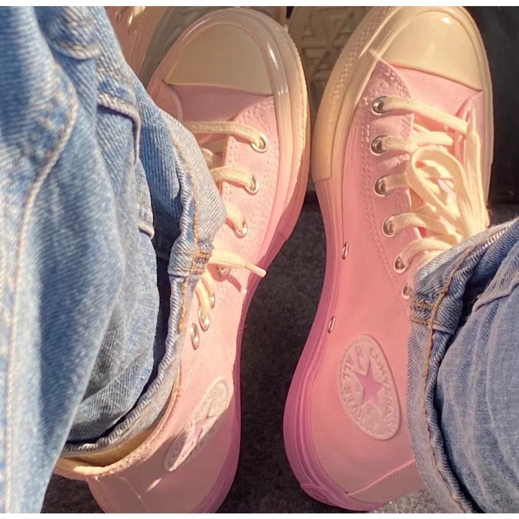 Giày Converse Chuck Taylor All Star 1970s Ox Cổ Cao Màu Tím Gradient-1009