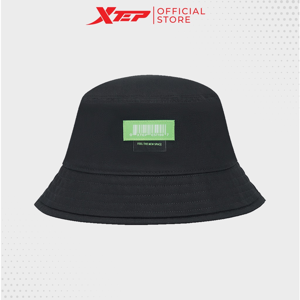 Mũ bucket trơn vành cụp chính hãng XTEP phong cách unisex dành cho nam nữ 878237230032