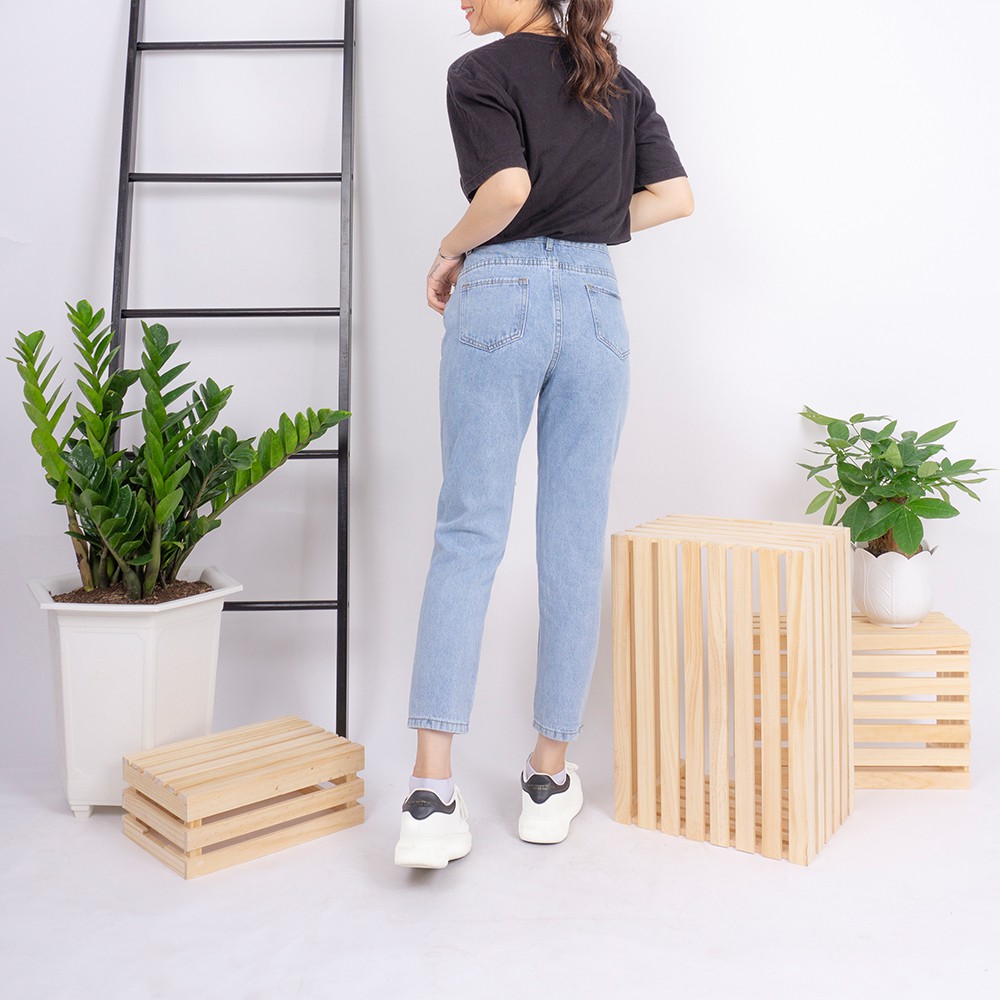 Quần jean nữ GENZ baggy thêu hoa cúc thời trang Z | BigBuy360 - bigbuy360.vn