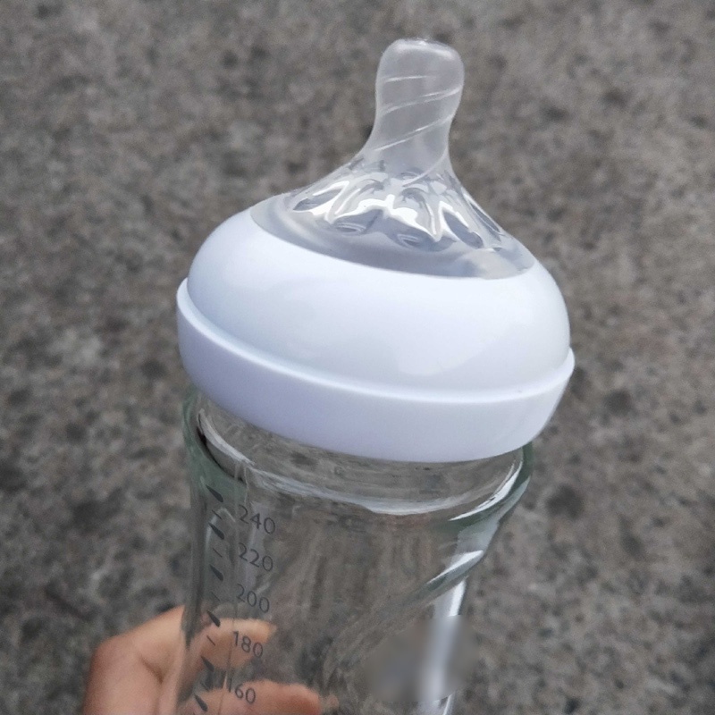 Set 2 Núm Ti Giả Mềm Mại Thay Thế Cho Bình Sữa Avent