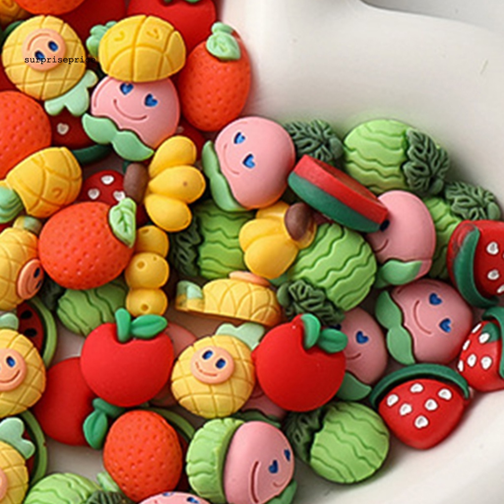 Set 10 Kẹp Tóc Hình Trái Cây Hoạt Hình Đáng Yêu