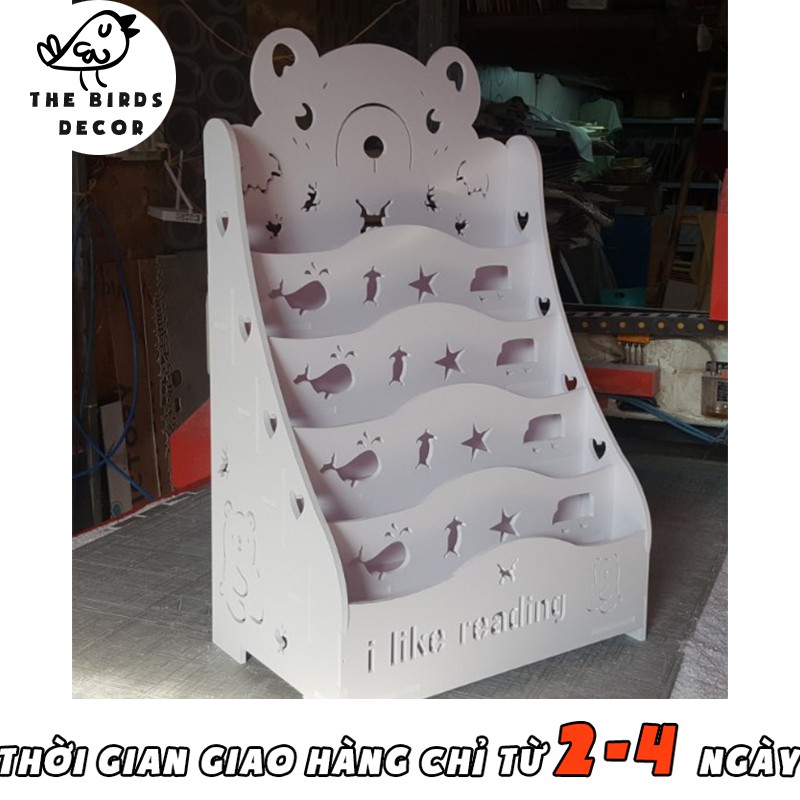 Kệ sách gấu MS:031 kích thước 68*42*40 cm dành cho bé giá rẻ | BigBuy360 - bigbuy360.vn