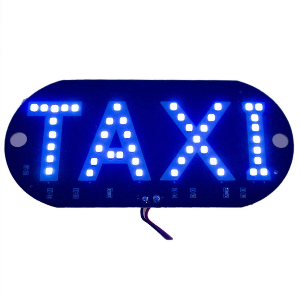 🚗1P đèn LED xe taxi taxi Cab đèn chỉ thị kính chắn gió Dấu hiệu kính chắn gió