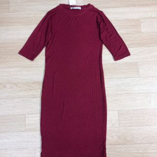 Váy len tăm body tay lỡ