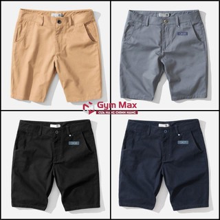 Quần Short Cạp Cứng, Quần Ngố Nam Kaki Mềm Mịn 4 Màu Trẻ Trung Thời Thượng -Gymmax C10721
