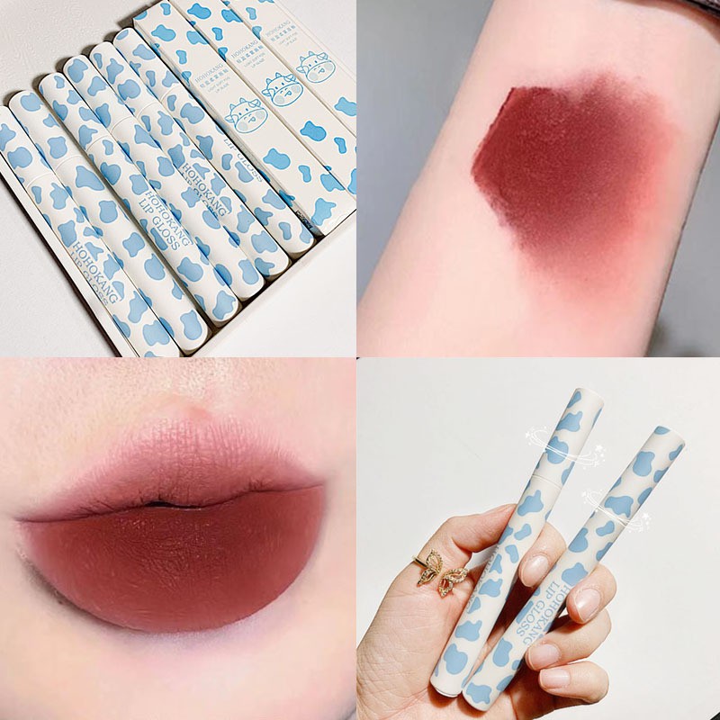 HOHOKANG velvet matte lip glaze dễ lên màu không thấm nước và không phai | BigBuy360 - bigbuy360.vn