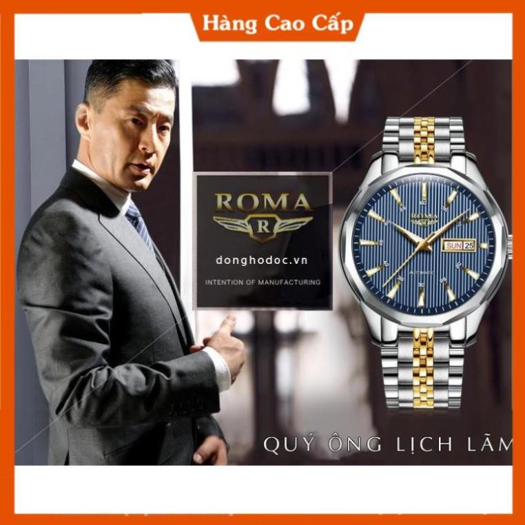 Đồng hồ Nam ROMA ITALY 9010 Kính tráng Sapphire – Dây CHARM đúc đặt đẳng cấp | BigBuy360 - bigbuy360.vn