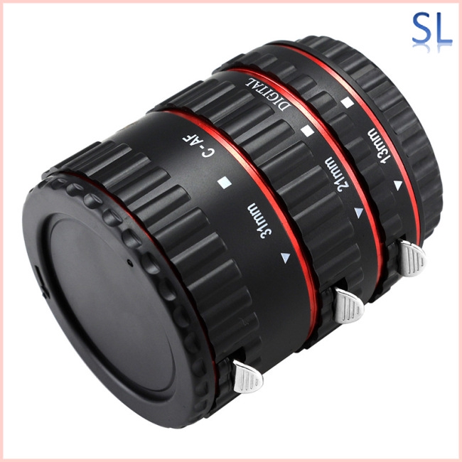 Lens Adapter Mount Auto Focus AF Macro Extension Tube Ring for Canon EF-S Lens T5i T4i T3i T2i 100D