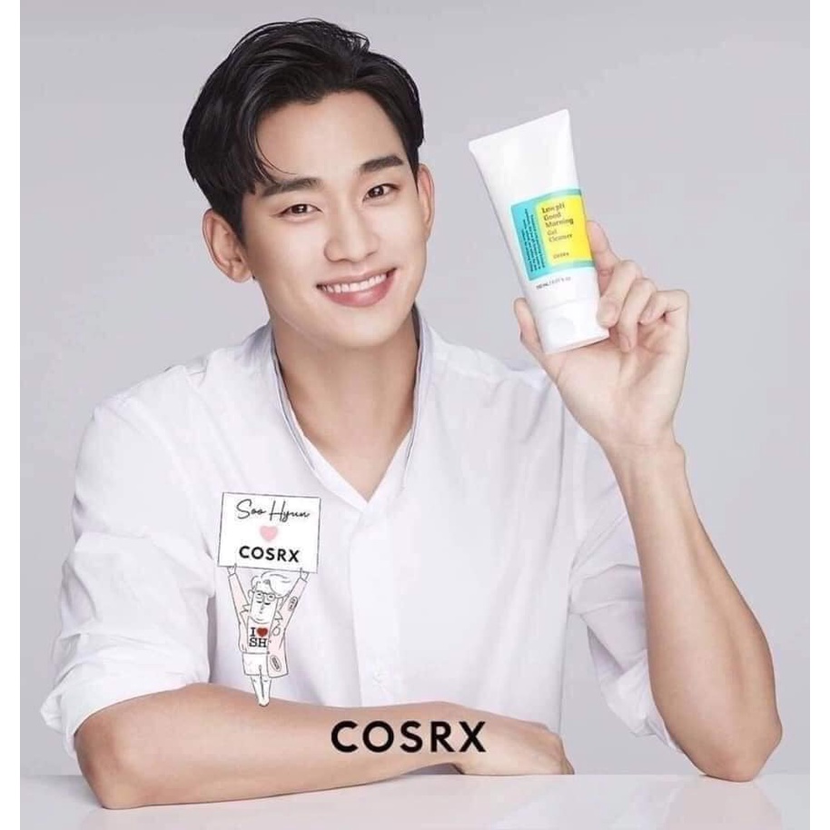 Sữa Rửa Mặt Cosrx Low PH Good Morning Gel Cleanser 150ml SRM Cosrx Chiết Xuất Cây Trà Xanh - GP224