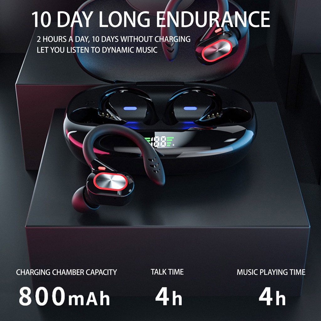 Tai Nghe Nhét Trong S730 TWS Bluetooth 5.2 Không Dây Chống Thấm Nước Giảm Ồn Có Màn Hình Kỹ Thuật Số Kèm Mic