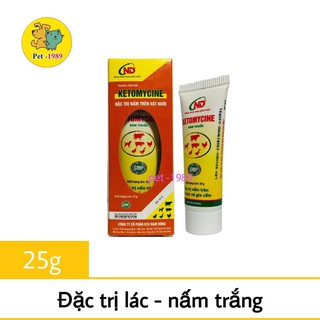 Kem Bôi Nấm Trên Gia Súc Và Gia Cầm Ketomycine Tuýp 25g Pet-1989