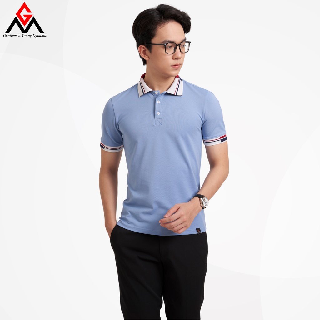 Áo polo nam, thun cổ dệt cao cấp, chất liệu cotton mềm mịn thoáng mát chuẩn form GM Fashion - GMAP006