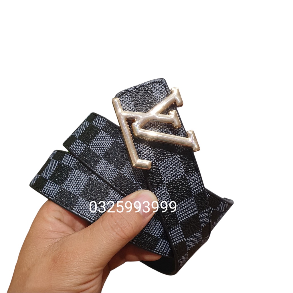 Thắt lưng nam LV, dây lưng lv thời trang, dây lưng nam cao cấp, mặt kim loại nguyên khối trẻ trung lịch lãm
