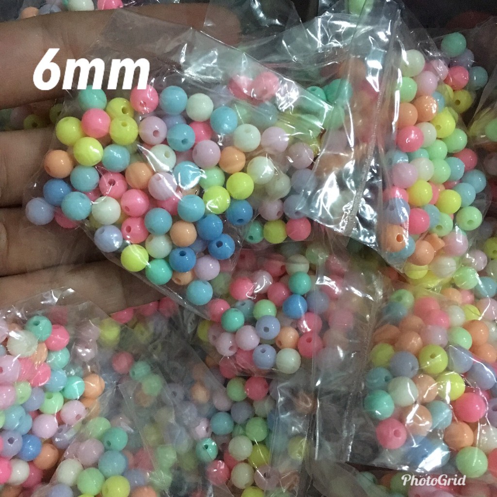 Hạt bẹt size 6-8mm (chọn mẫu) N60BT