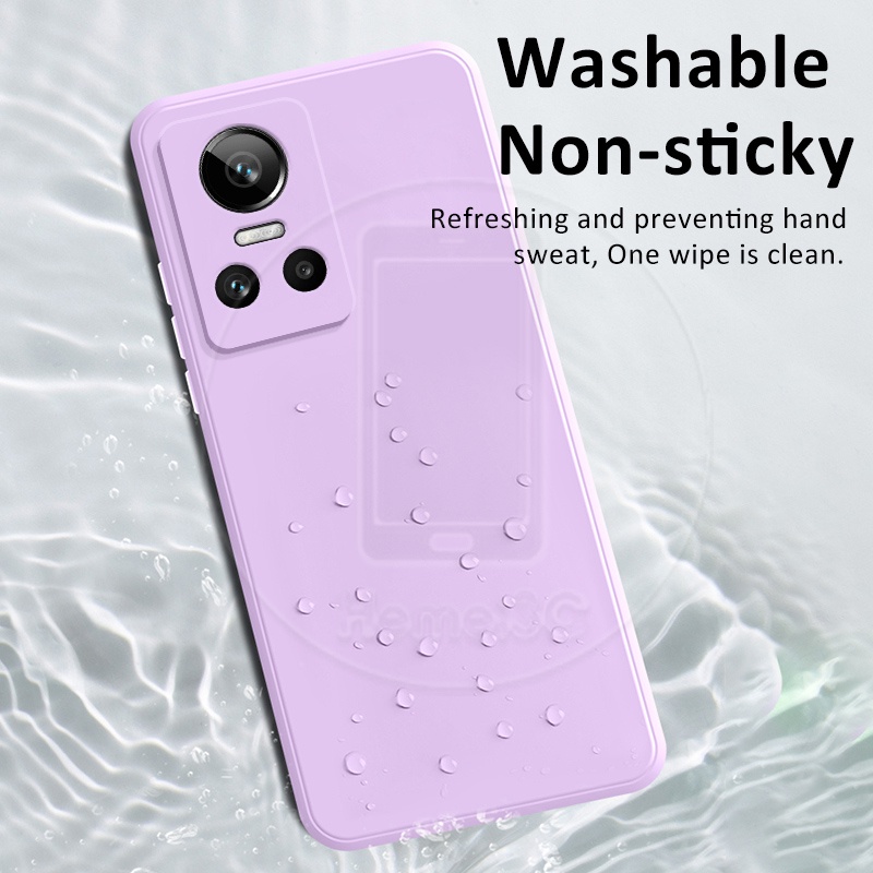 Ốp Điện Thoại TPU Mềm Hình Vuông Cho Realme GT Neo 3 3T 2 Pro Master Edition