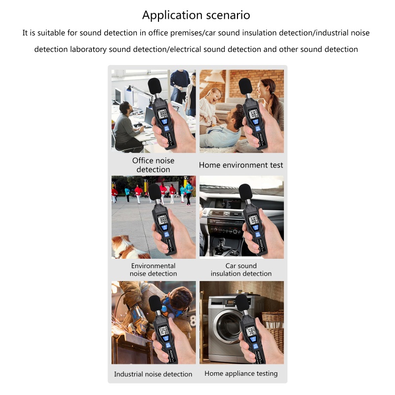 Thiết Bị Đọc Tiếng Ồn Cầm Tay 30-130dB