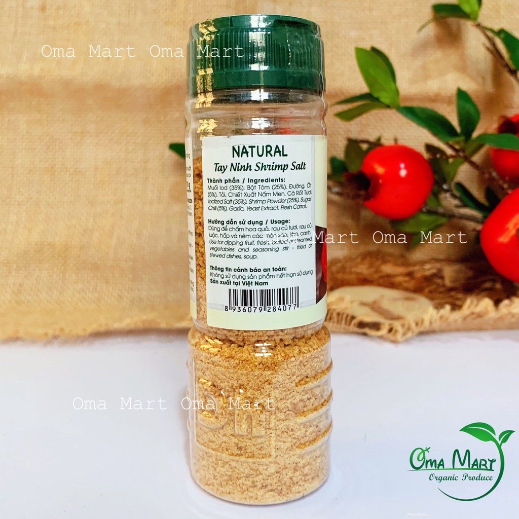 Muối tôm Tây Ninh tự nhiên Dh Foods 110g