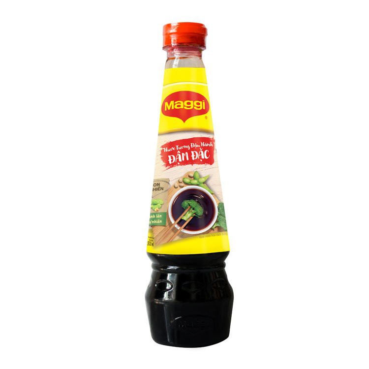 Nước tương đậu nành Maggi đậm đặc chai date 10/2022