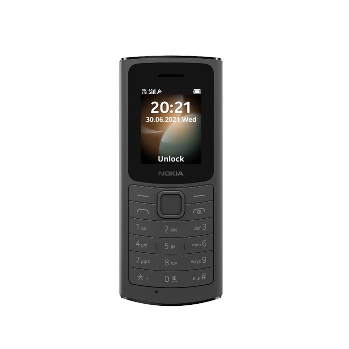 [Mã 2611DIENTU500K hoàn 7% xu đơn 300K] Điện thoại di động Nokia 110 4G TA-1376 DS VN Đen (Black)_16LYRB21A02B_2021 | BigBuy360 - bigbuy360.vn