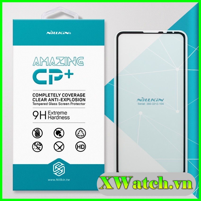 Cường lực Full màn Nillkin CP+ Pro Xiaomi Mi 10T pro Poco X3 K30 pro Note 7 / 7 pro Note 8 Note 8 pro Note 9s Note 9 pro